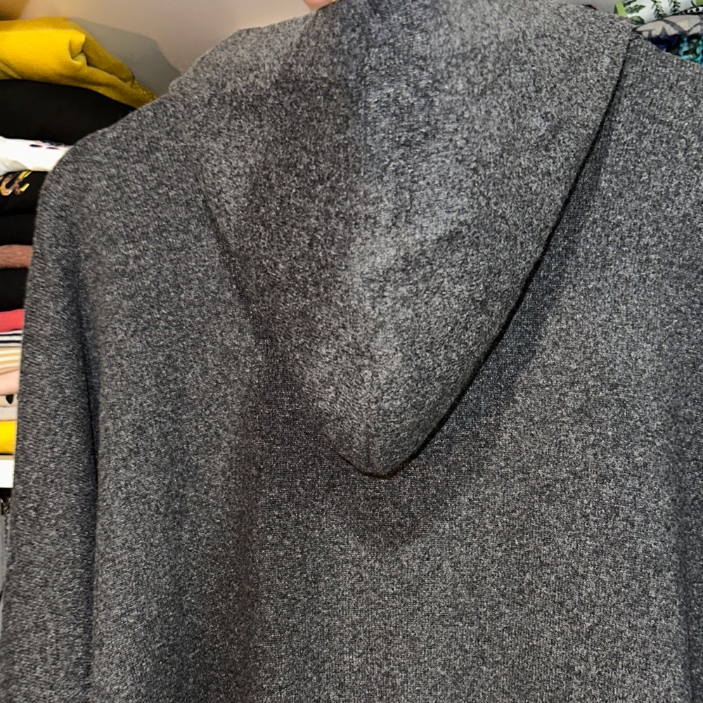 Nordstrom Halogen Charcoal Gray Full-Zip Knit lightweight Jacket - Picture 8 of 15